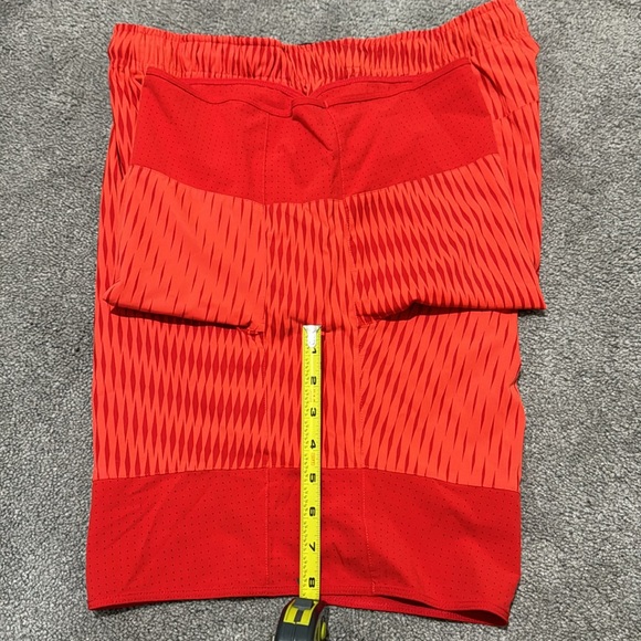 Men's Nike Flow Woven Training Shorts, Red, L, 803962 657 - Picture 6 of 6